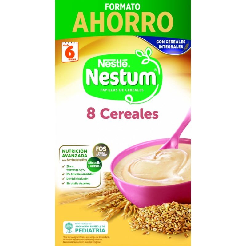 Papilla Nestlé Nestum Cereales sin gluten para bebés - Farmacia