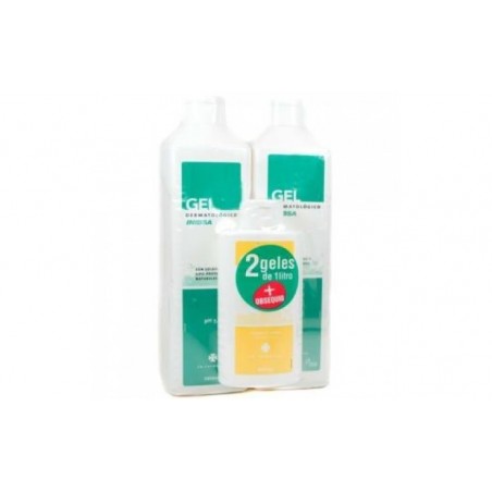 Comprar INIBSA PACK GELES DERMATOLÓGICOS 2 X 1 L + CHAMPÚ 200 ML