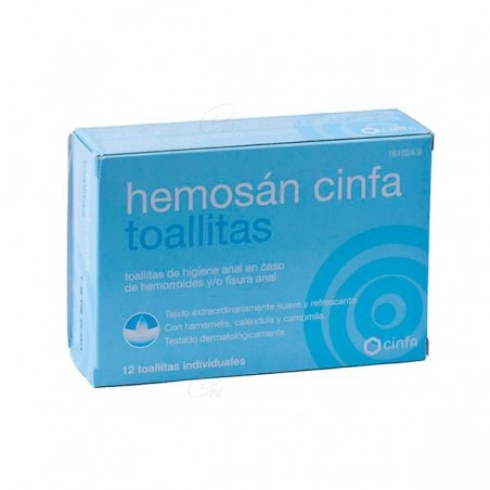 Comprar HEMOSAN CINFA TOALLITAS