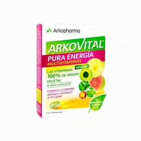 Comprar ARKOVITAL PURA ENERGIA MULTIVITAMINICO 30 COMP