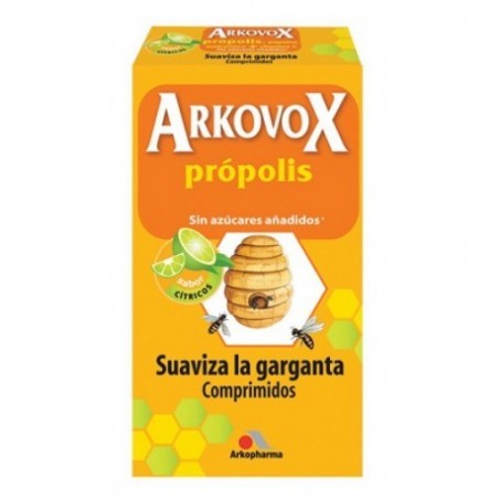 Comprar ARKOVOX PRÓPOLIS CON VITAMINA C SABOR CÍTRICOS 24 COMPRIMIDOS ARKOPHARMA