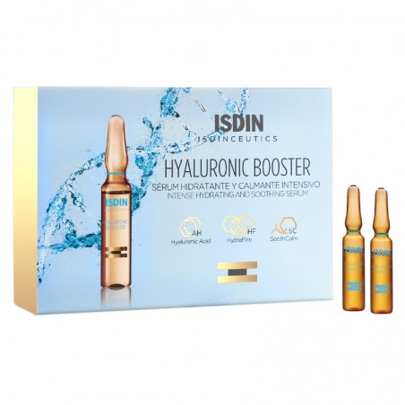 Comprar ISDINCEUTICS HYALURONIC BOOSTER SÉRUM HIDRATANTE Y CALMANTE INTENSIVO 10 AMPOLLAS