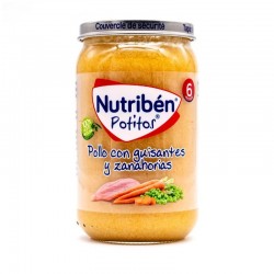 Compota Potitos Nutribén de Manzana, Naranja y Plátano Con Galleta 120g