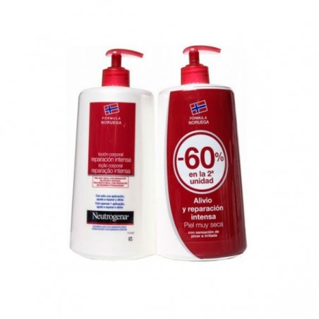 Comprar NEUTROGENA LOCIÓN CORPORAL DUPLO 750ML REPARACIÓN INTENSA PIEL SECA