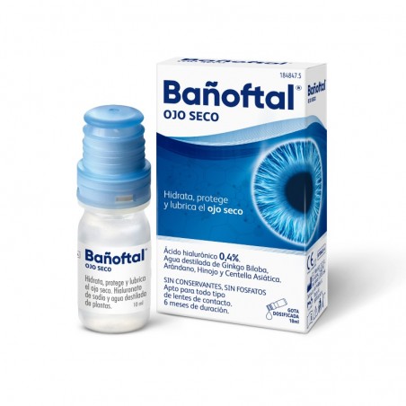 Comprar BAÑOFTAL OJO SECO 0,4% 10 ML