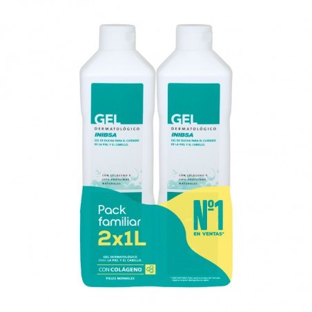 Comprar INIBSA PACK VIAJE GEL DERMATOLÓGICO 2 X 1 L