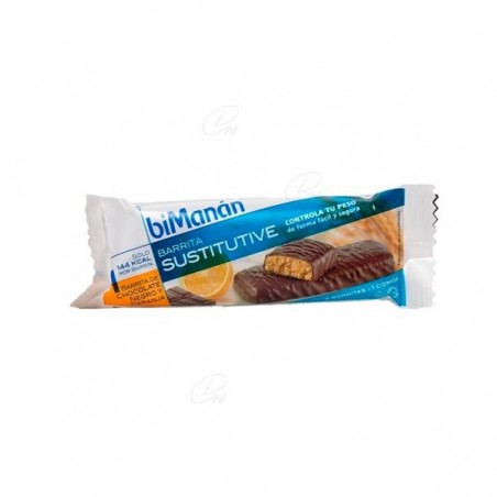 Comprar BIMANAN BARRITA CHOCOLATE NEGRO Y NARANJA 40 G 1 U (EXP 24 U)