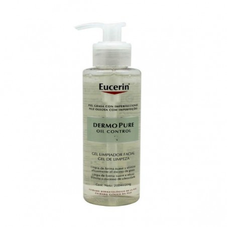 Comprar EUCERIN DERMO PURE OIL CONTROL GEL LIMPIADOR 400 ML